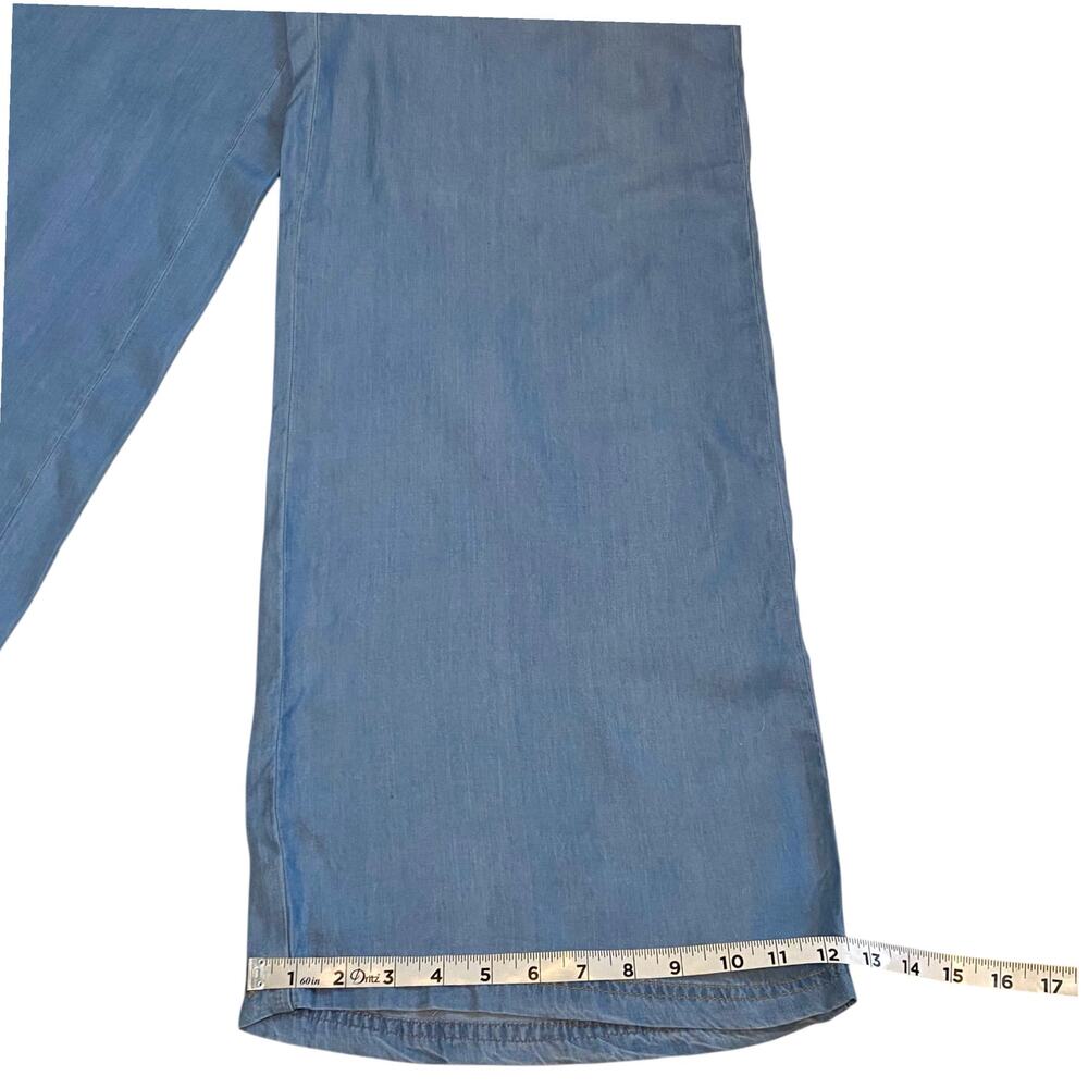 NWT Rewash Patch Pocket Wide Leg Effortless Denim Super High Rise Size Medium - Picture 10 of 12
